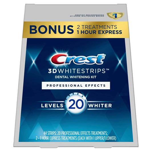 Crest 3D Whitestrips Professional Effects Whitestrip 3D White Teeth Whitening Strips